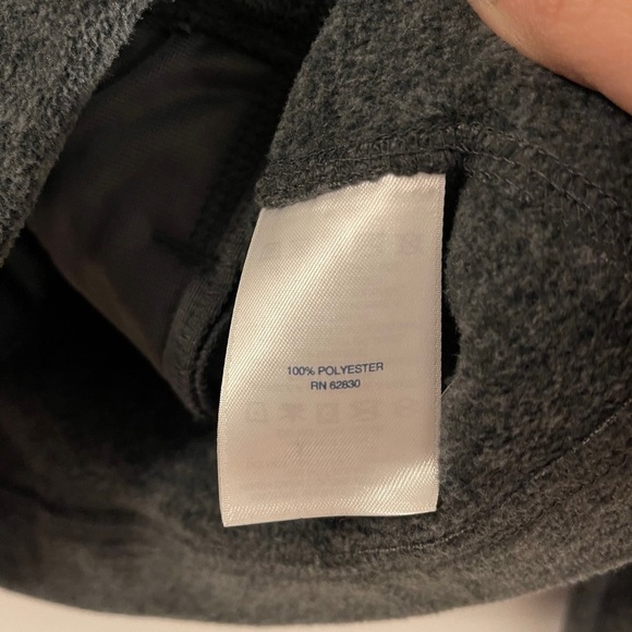 Heather gray zipper fleece - Picture 4 of 5